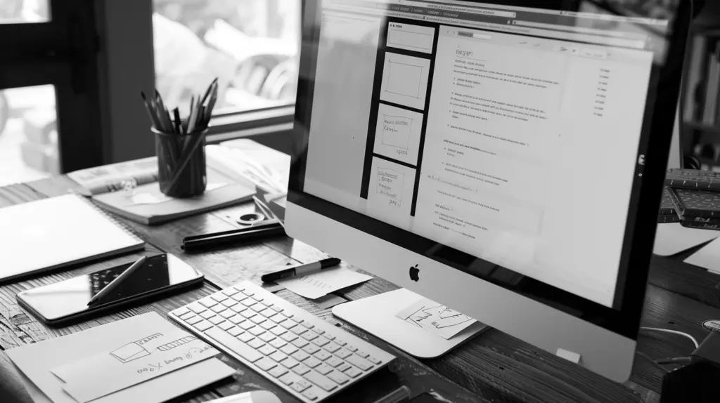 Creating-website Havainnollistava kuva verkkosivujen luomisesta